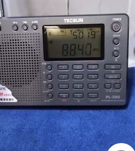 几乎全新德生PL-380收音机,全波段收音...