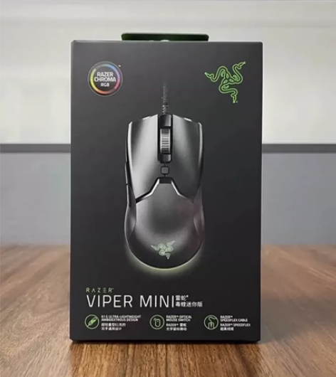 全新雷蛇毒蝰mini灯效电脑游戏有线鼠标电...