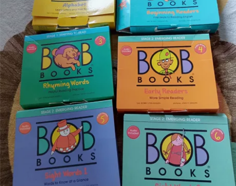 正版美国bob，英语分集阅读六大盒。345...