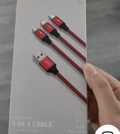 充电线三合一，两个25元，包邮 感兴趣的话...