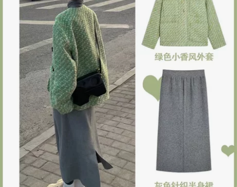 春秋时尚港风复古气质女神范秋装搭配名媛小香...