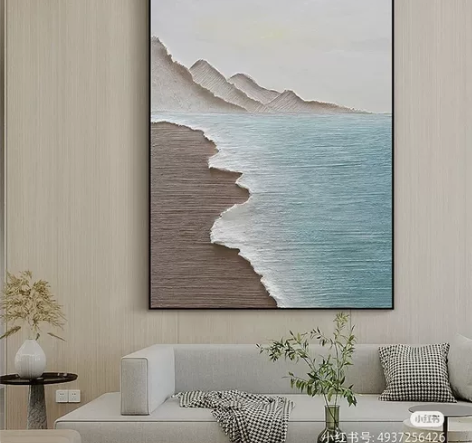 纯手工丙烯画。装饰画，无框画，手绘画，油画...