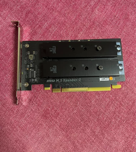 微星Z390超神主板原配 M.2 Xpan...