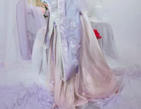 包邮东月棠霜隐原创绣花汉服花神魏晋风 四件...