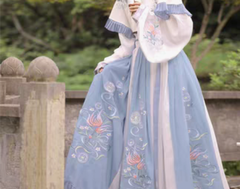 转卖玉术正品汉服女妙菡原创晋制齐腰交领襦裙...