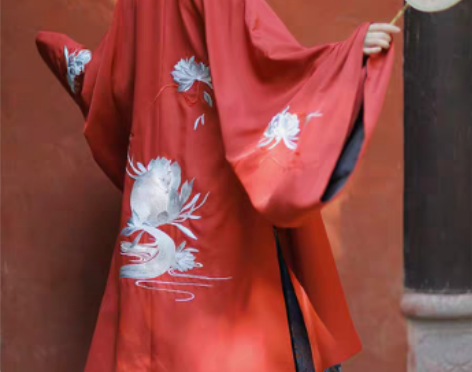 转卖兰若庭 汉服 乘黄 明制 披风 绣花 ...