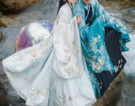 转卖鲛人丨如梦霓裳汉服女薄款大袖衫超仙气绣...