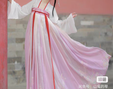 茗月萱汉服齐胸两件套+流年惜雨汉服直出或科...