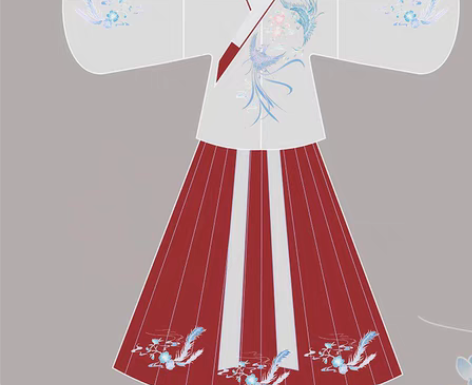 包邮艺缕原创正品【鸾凤】交领汉服女琵琶袖明...