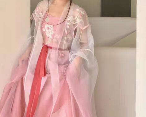『汉服出租』七月夕 倾城 吊带齐胸绣花诃子...