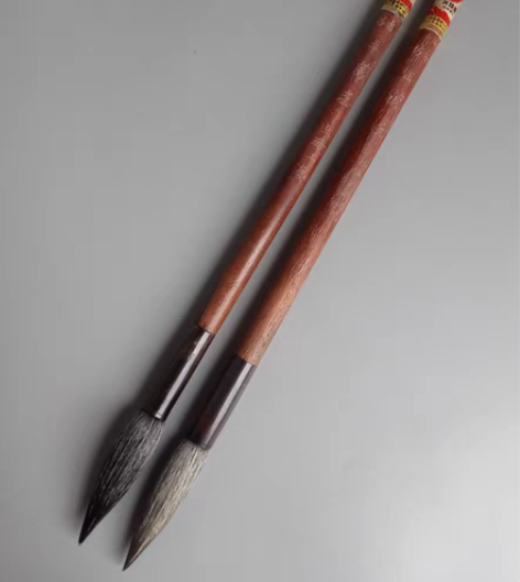 七十年代火炬牌仿古玉兰蕊上海工艺纯羊毫老毛...