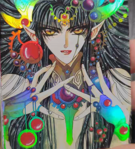 圣传,稀有闪卡,大卡尺寸彩闪,仿圣传完全版...
