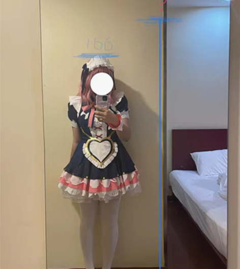 包邮妲己cos  l码  假发耳朵衣服大尾...