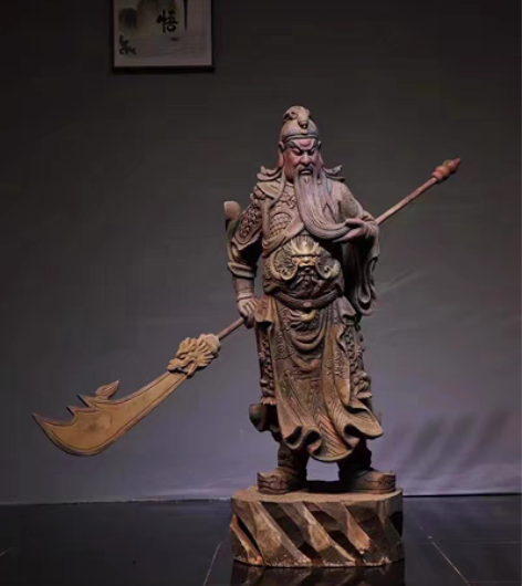 【武圣 · 关公】年份:清 材质楠木,...