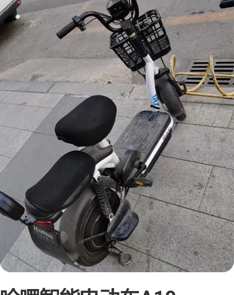 哈啰智能电动车A10 48V12ah  超...