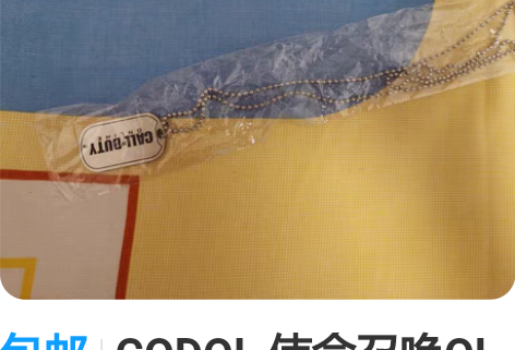 包邮CODOL 使命召唤OL  狗牌  吊...