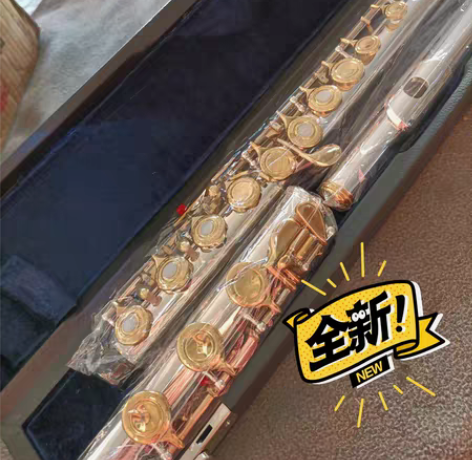 包邮正品雅马哈571镀银金键雕花17开孔长...