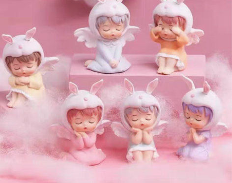 包邮盲盒正版安妮宝贝潮玩手办卡通桌面装饰摆...