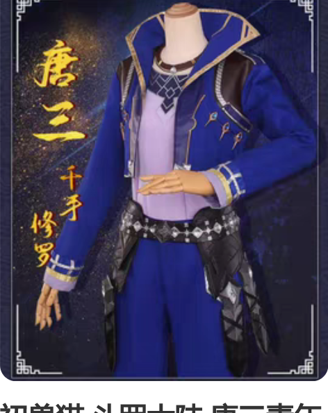 初兽猫 斗罗大陆 唐三青年 M码，只有一把...