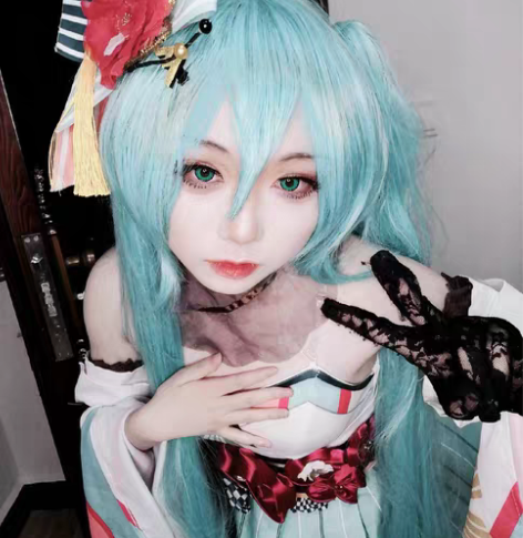 包邮主换次出 次元依初音未来和服舞娘大全套...