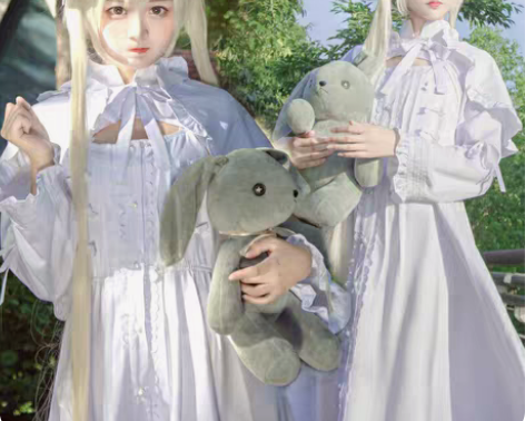 包邮【全新】缘之空春日野穹cos服穹妹兔耳...