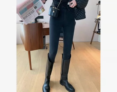 转卖张贝贝ibell 雅痞贴布牛仔裤秋冬新...