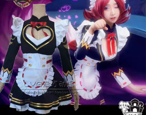 转卖王者cos 妲己女仆咖啡COS服全套荣...