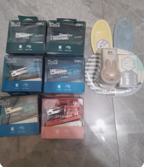 6元清得力订书机！！ 得力纽赛便捷小款订书...