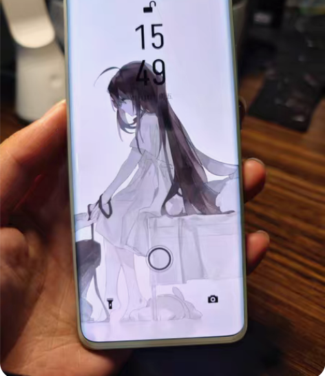 魅族18白海豚，中天后换的的白色面板，12...