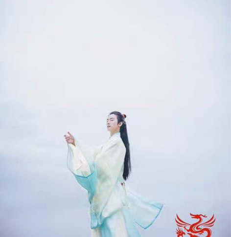 【摸鱼儿】白泽大袖衫情侣装CP装男装女装刺...
