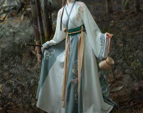 转卖笑寒千韵岗原创汉服女夏中国风晋制襦裙十...