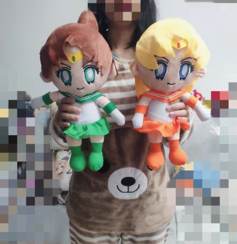 包邮一对全新美少女战士中号娃娃如图,2个一...
