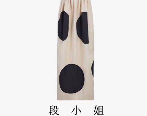 转卖艺术几何大波点裹胸连衣裙 无袖高腰花苞...