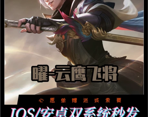 王者送荣耀曜云鹰飞将皮 肤宫本武藏地狱之眼...