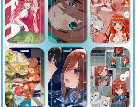 Y五等分花嫁卡套学生校园卡校牌饭卡门禁卡公...