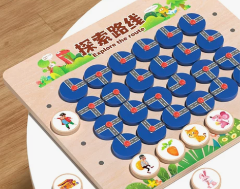 幼儿园中大班迷宫教具儿童蒙氏数学操作区材料...