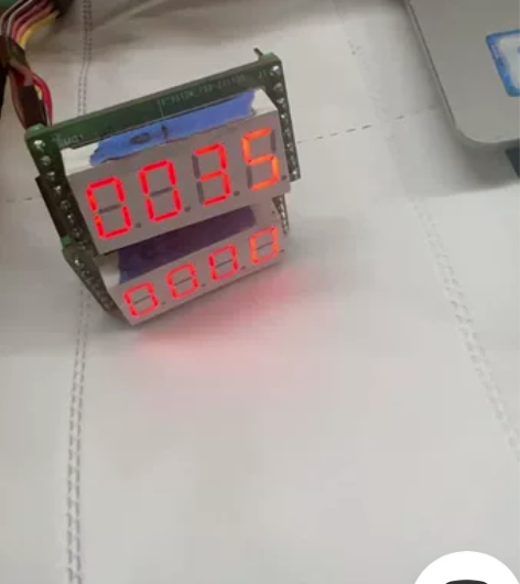 串口数码管模块，支持串口控制，可以并联控制...