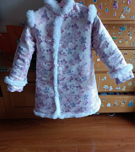 女童拜年服，唐装汉服，可爱粉萌小兔，适合身...
