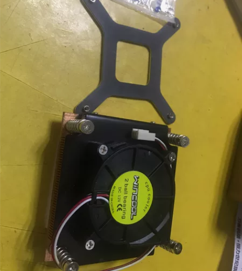 全新库存 1U服务器专用散热器 纯铜 一体...