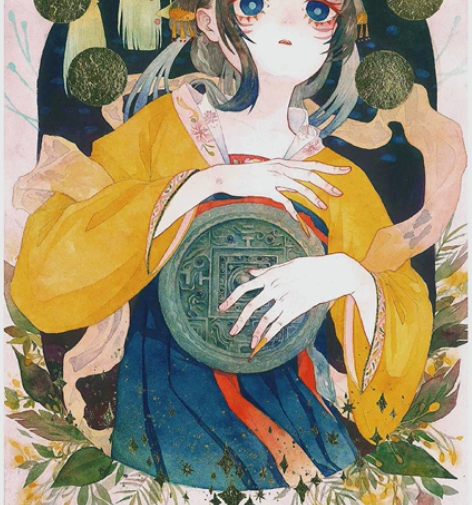 线稿画特辑2(夹了一张上色插画和它的线稿嘿...