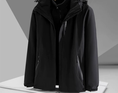啄木鸟冲锋衣男加绒加厚户外登山服女防风防水...