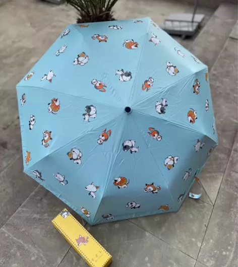 【全新!】香港专柜正品晴雨两用非全自动三折...