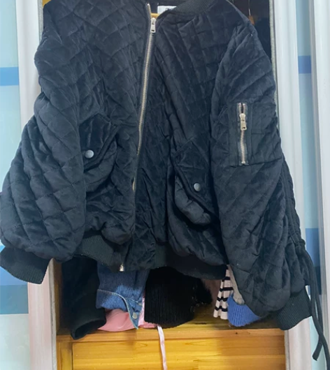 棒球版型棉服,巨厚 里面长绒 很百搭 仅此...