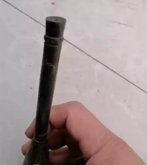 一线民俗杂项收藏，老牛角手柄老毛笔，老牛角...