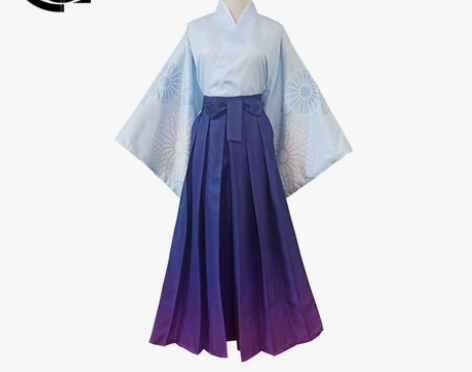 鬼灭之刃同人和服cos+时透无一郎梅雨季传...