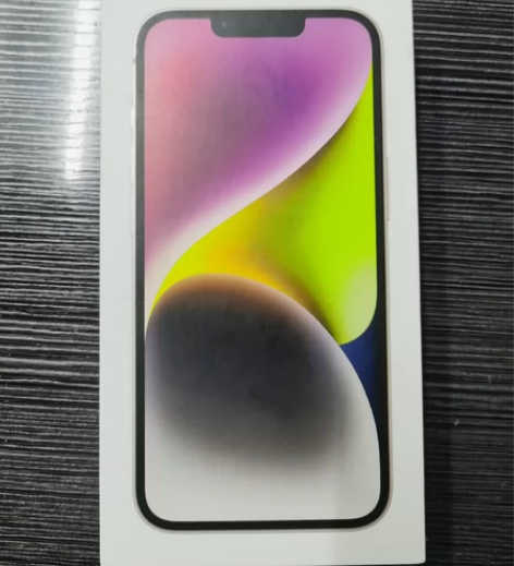 苹果14 128g 星光色,国行手机全新没...