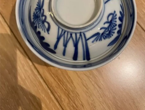 回流 盖碗 #收藏文玩老物件 青花 没有盒...