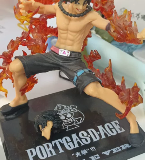 【出】海贼王火拳景品手办全套 品控还行,可...